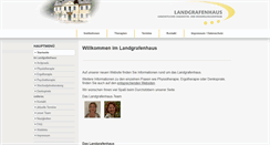 Desktop Screenshot of landgrafenhaus.de