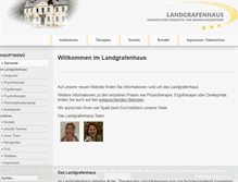 Tablet Screenshot of landgrafenhaus.de